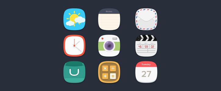 Flat Icons by Seevi
