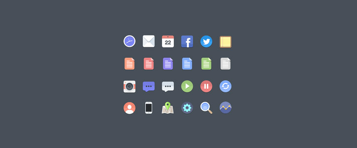 Free Flat Icons by Jan Dvoř&aacute;k