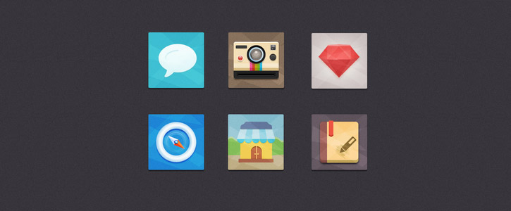 Flat Icons Freebie by Seevi