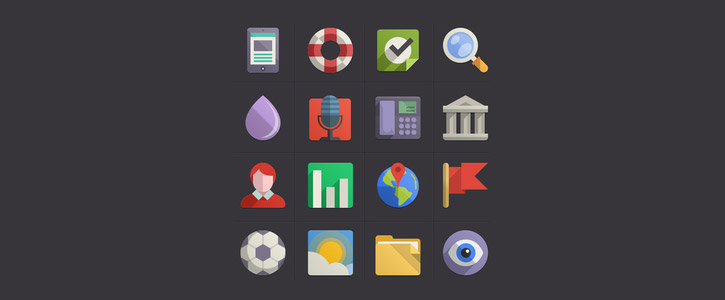 Flat Design Icons Set Vol4 by Pixeden