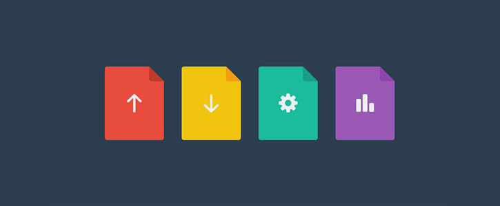 Flat File Icons by PremiumPixels