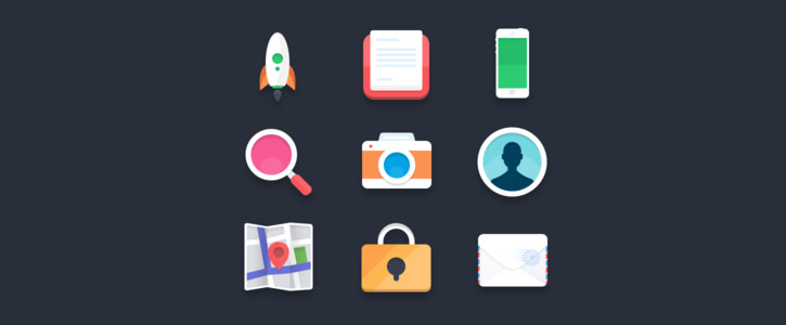 Flat Icons 2 by Pierre Borodin