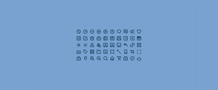 50 Mini Icons by PremiumPixels