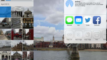 iPad上的Dropbox界面